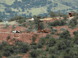 Wildcat Silver mineral drilling operation